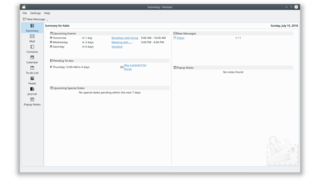 integrated application for personal information management