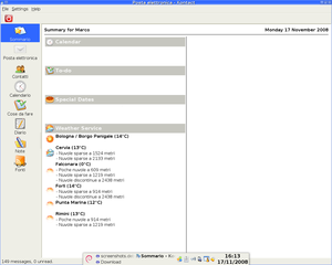 integrated application for personal information management