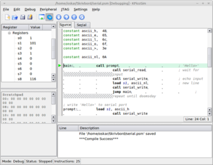 IDE and simulator for the Xilinx PicoBlaze-3