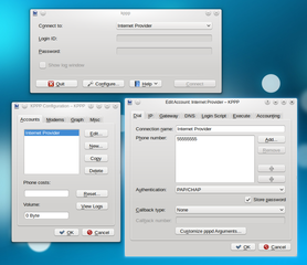 modem dialer for KDE