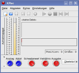 sound recorder utility for KDE