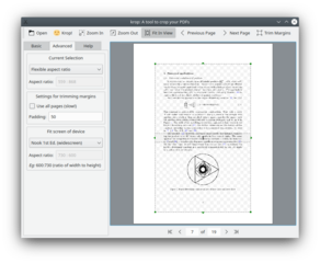 tool to crop PDF files