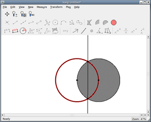 Sketchpad for planar Euclidean geometry