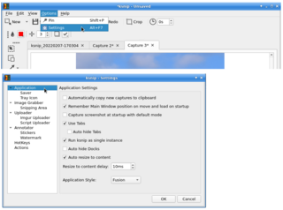 Qt-based cross-platform screenshot tool
