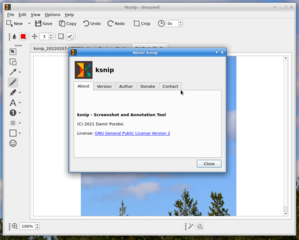 Qt-based cross-platform screenshot tool