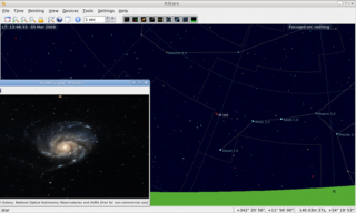 desktop planetarium, observation planning and telescope control