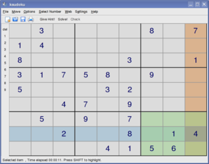 Sudoku puzzle game and solver