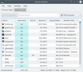 Debian 10 / KDE Plasma 5.8.7