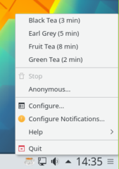 utility for making a fine cup of tea