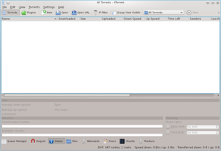 BitTorrent client based on the KDE platform