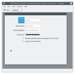 viewer for Qt Designer user interface files