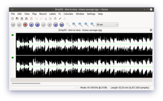 sound editor for KDE