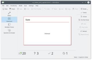 flashcard learning program