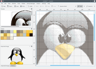 Cross stitch pattern editor