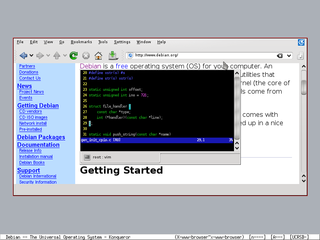 Lars Window Manager with tiled windows