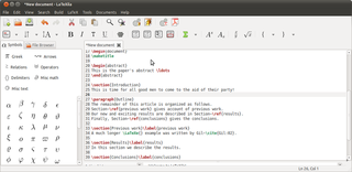 LaTeX editor designed for the GNOME desktop - transitional package
