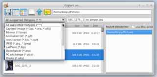 Image editor with raster and vector layers (gtk2)