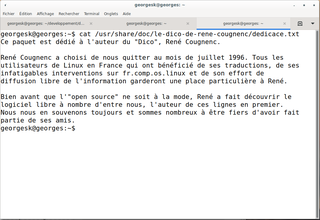 features "Dico" (French dictionary), by Rene Cougnenc