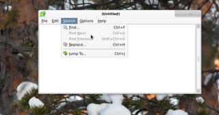 GTK+ based simple text editor