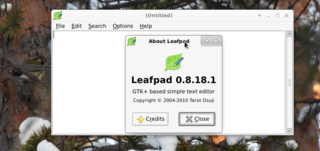 GTK+ based simple text editor