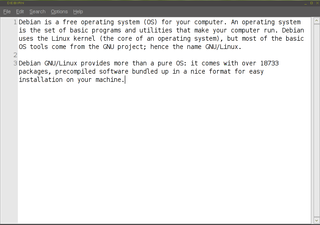 GTK+ based simple text editor