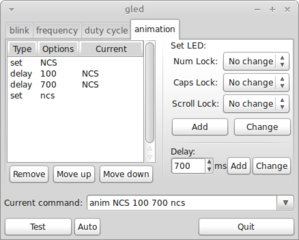 frontend for ledcontrol