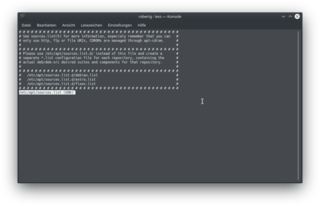 Text-file reader for the terminal