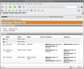 document management system based on PHP and MySQL