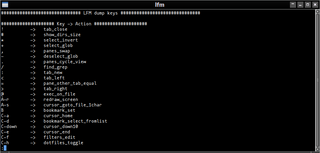 simple but powerful file manager for the UNIX console