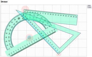 Tools ordinarily available in school kits for geometry