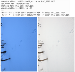 raw image decoder library (tools)