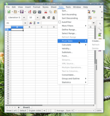 office productivity suite -- spreadsheet