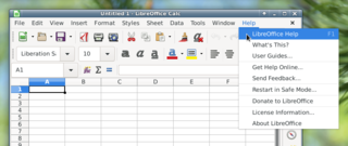 office productivity suite -- spreadsheet