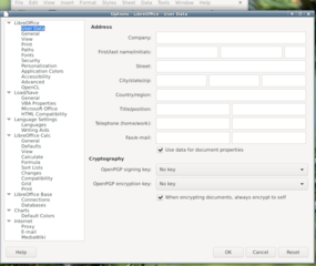 office productivity suite -- spreadsheet