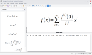 office productivity suite -- equation editor