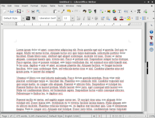 From LibreOffice version 5.2.3.1. The package libreoffice-gtk is installed.