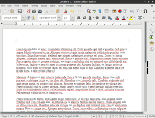 From LibreOffice version 5.2.3.1. The package libreoffice-gtk is installed.
