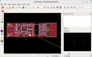 EDA software to develop printed circuit boards