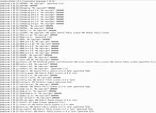 simple license checker for source files