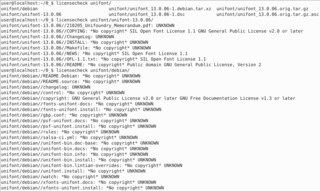 simple license checker for source files