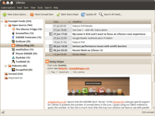 Liferea in Ubuntu 10.04