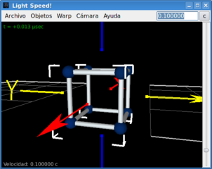 Shows how objects moving at relativistic speeds look like