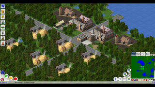 City simulator game with polished graphics