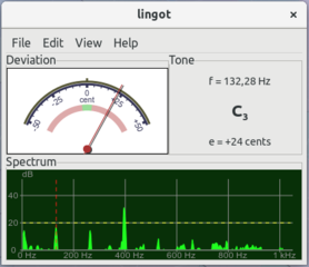 Lingot main window