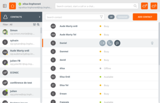 SIP softphone - graphical client (transitional package)