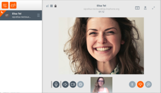 SIP softphone - graphical client (transitional package)
