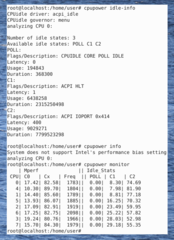 CPU power management tools for Linux