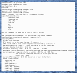 CPU power management tools for Linux