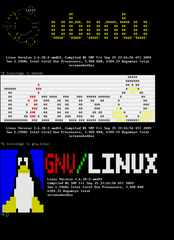 linuxlogo can show different logos