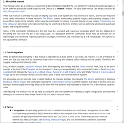 live-manual (documentation).